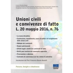 Unioni civili e convivenze di fatto L. 20 maggio 2016, n. 76