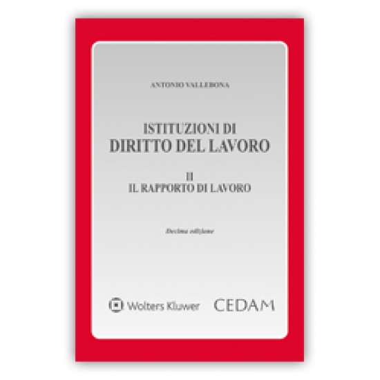 Istituzioni di diritto del lavoro. Vol. II - Il rapporto di lavoro