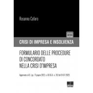 Formulario delle procedure di concordato nella crisi d’impresa