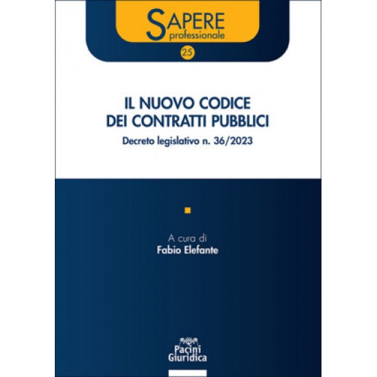 Il nuovo codice dei contratti pubblici