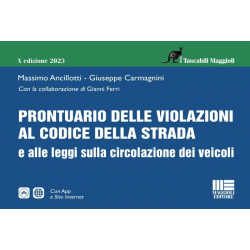 Prontuario delle violazioni al Codice della strada e alle leggi sulla circolazione dei veicoli 2023