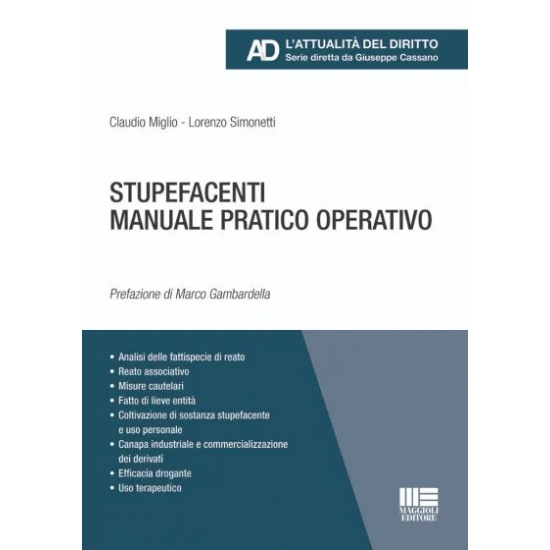 Stupefacenti - Manuale pratico operativo