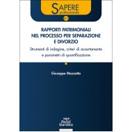 Rapporti patrimoniali nel processo per separazione e divorzio