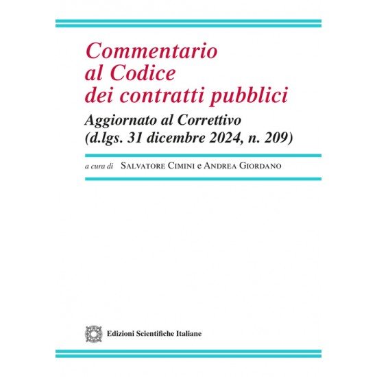 Commentario al Codice dei contratti pubblici