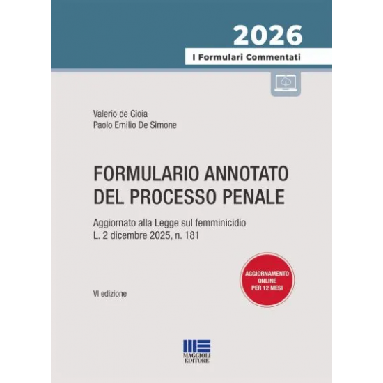 Formulario Annotato del Processo Penale