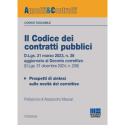 Il Codice dei contratti pubblici 2025 - Versione tascabile