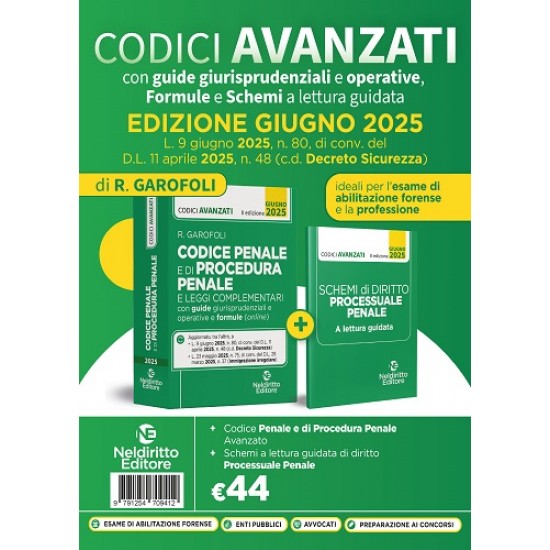 Codice penale e di procedura penale AVANZATI 2025