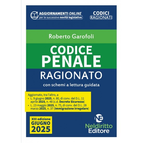 Codice penale RAGIONATI 2025