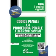 Codice penale e di procedura penale VIGENTI 2/2026