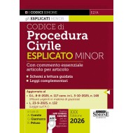 Codice di procedura civile Esplicato Minor - SIMONE 2026
