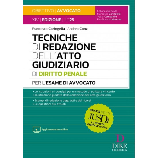 Tecniche di redazione dell’Atto Giudiziario di Diritto Penale DIKE 2025