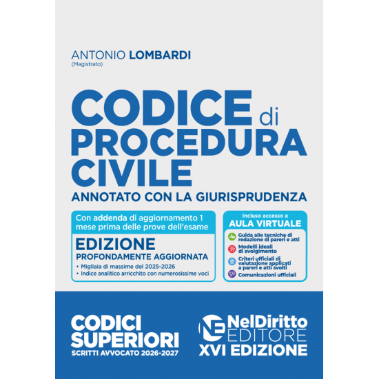 Codice di Procedura civile annotato NEL DIRITTO 2026