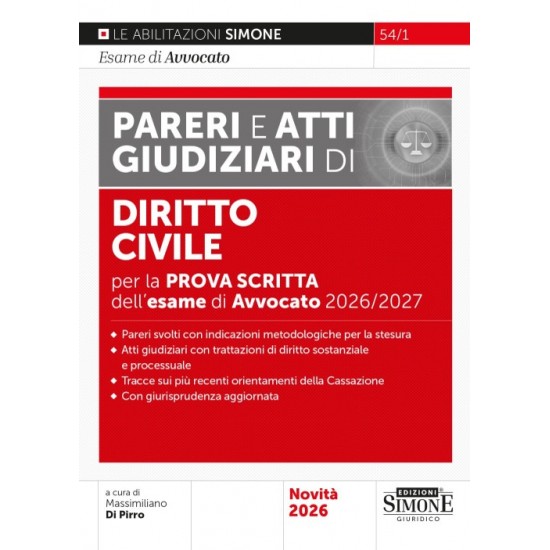 Pareri e Atti Giudiziari di Diritto Civile 2026/2027