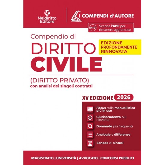 Compendio di Diritto Civile NEL DIRITTO 2026