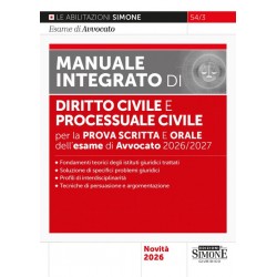 Manuale integrato di Diritto civile e Processuale civile 2026/2027