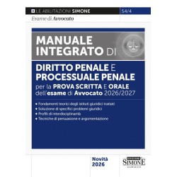 Manuale integrato di Diritto penale e Processuale penale 2026/2027