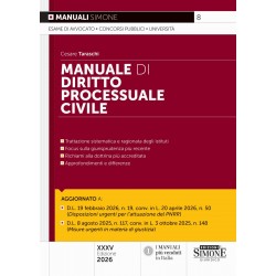 Manuale di Diritto Processuale Civile SIMONE 2026