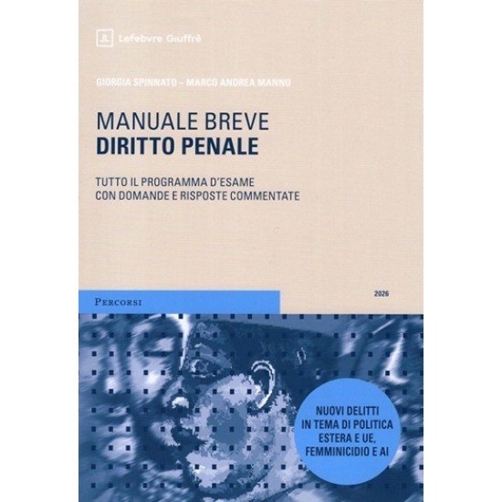 Manuale breve Diritto penale GIUFFRE' 2026