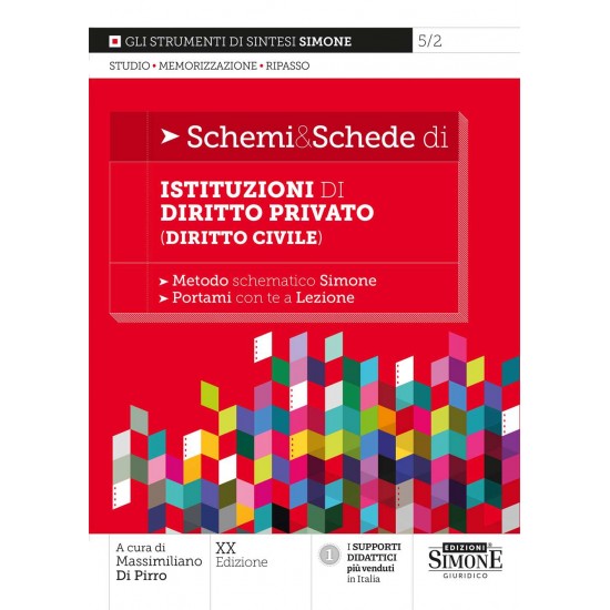 Schemi & Schede di Istituzioni di Diritto Privato (Diritto Civile) - SIMONE 2026