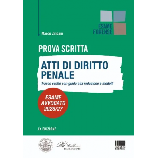 Atti di Diritto penale 2026/27