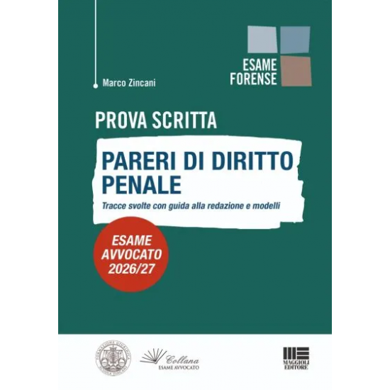 Pareri di Diritto penale 2026/27