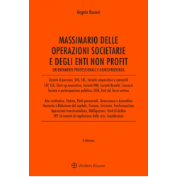 Massimario delle operazioni societarie e degli enti non profit