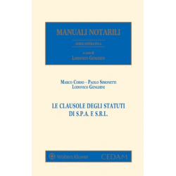 Le clausole degli statuti S.P.A. e S.R.L.
