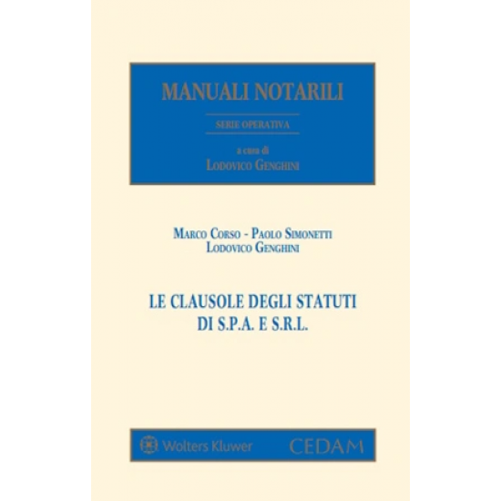 Le clausole degli statuti S.P.A. e S.R.L.