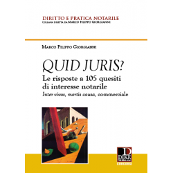 Quid Juris? Le risposte a 105 quesiti di interesse notarile