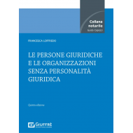 Le persone giuridiche e le organizzazioni senza personalità giuridica