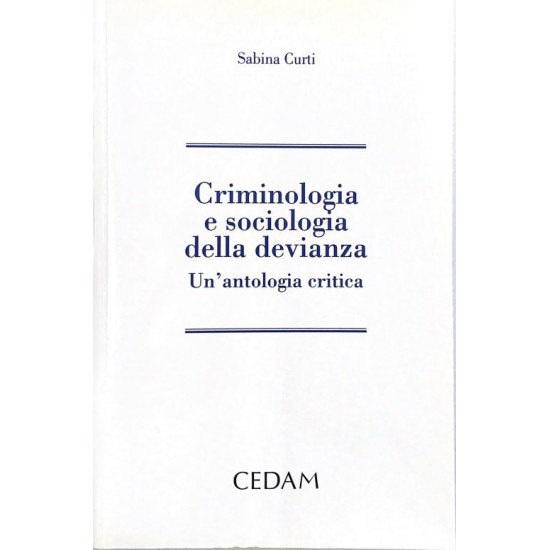 Criminologia e sociologia della devianza