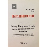 La delega delle operazioni di vendita in sede di espropriazione forzata immobiliare