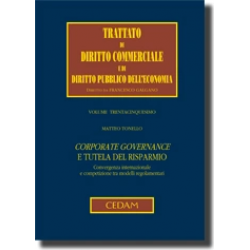 Trattato di diritto commerciale e di diritto pubblico dell'economia - Vol. XXXV - Corporate governance e tutela del risparmio