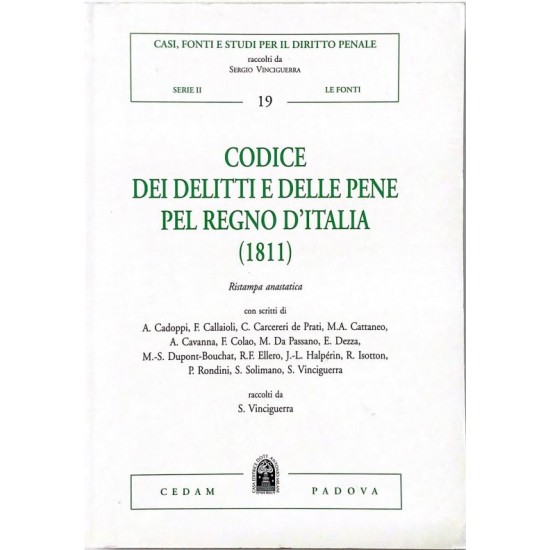 Codice dei delitti e delle pene per il Regno d'Italia (1811)