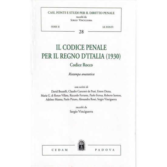 Il Codice penale per il Regno d'Italia (1930)