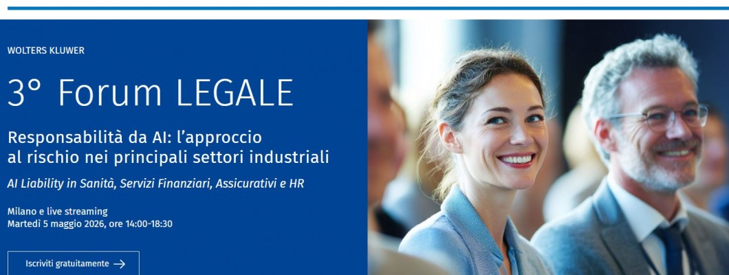 3° Forum LEGALE | Responsabilità da AI