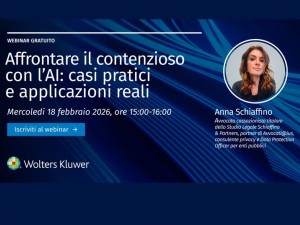 Webinar d’autore gratuiti “I live di One” | Affrontare il contenzioso con l’AI