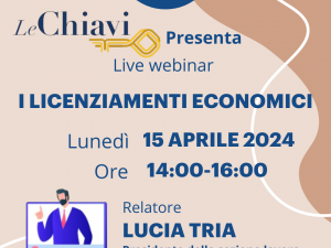 Webinar gratuito | I licenziamenti economici