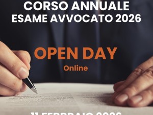 OPEN DAY PROGETTO FORENSE | Corso annuale Esame Avvocato